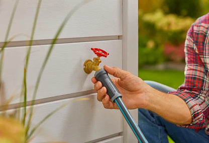 Gardena™ 20505 100' Retractable Garden Hose Reel - Heavy Duty, Swivel Bracket, Auto-Lock