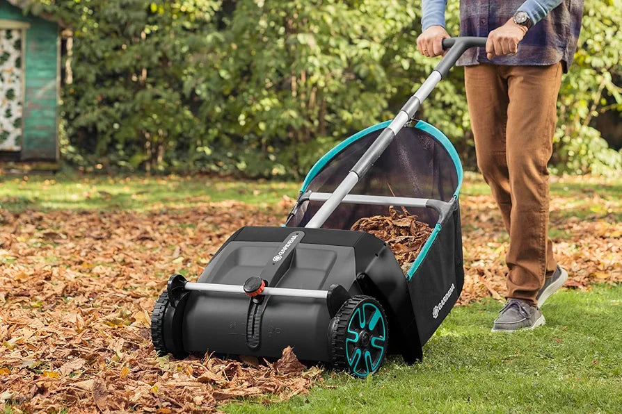 Gardena™ Lawn and Leaf Collector - Efficient Push Sweeper