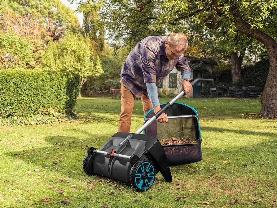 Gardena™ Lawn and Leaf Collector - Efficient Push Sweeper