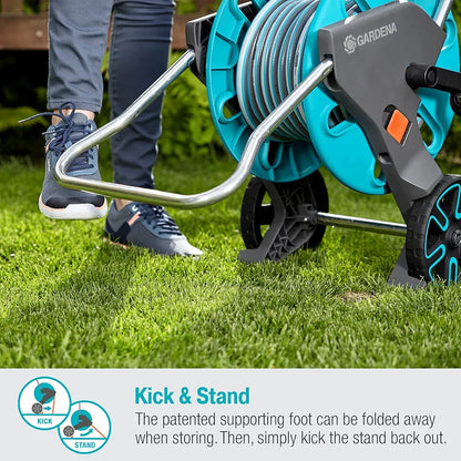 Gardena™ CleverRoll Hose Cart: Effortless Watering & Storage with Included 66' Hose