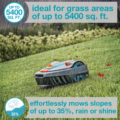 Gardena™ SILENO City Bluetooth Robotic Mower - 5400 sq ft