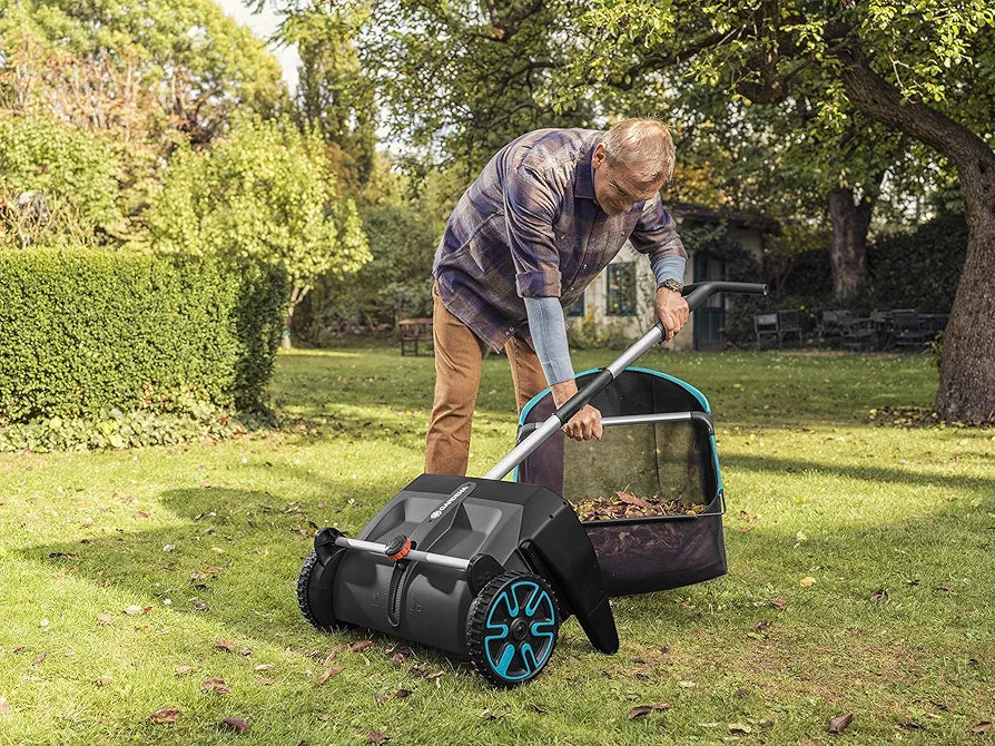 Gardena™ Lawn and Leaf Collector - Efficient Push Sweeper